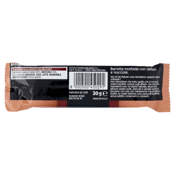 Eat Natural Fetta alla Frutta Nocciola 30 g