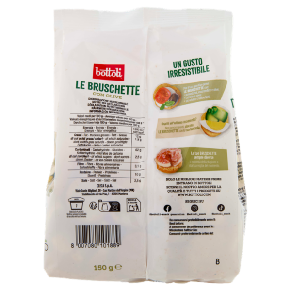 bottoli le Bruschette con Olive 150 g