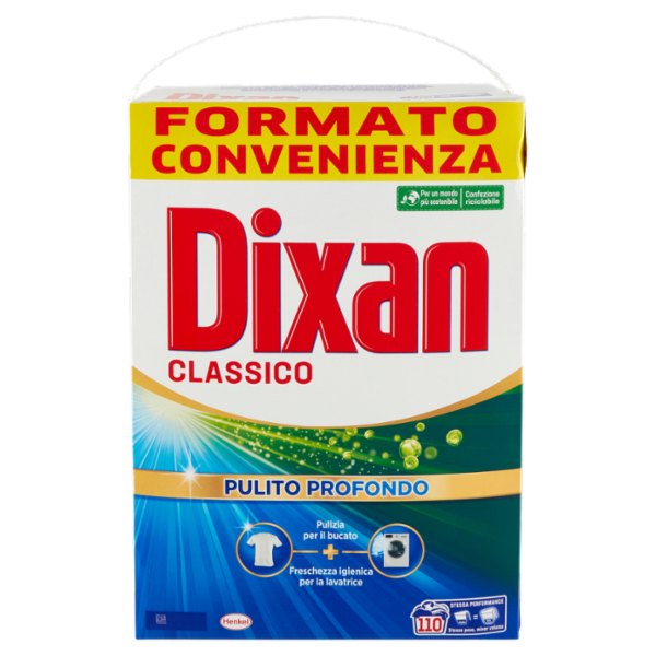 DIXAN Polvere Classico 110 lavaggi 6,050 kg
