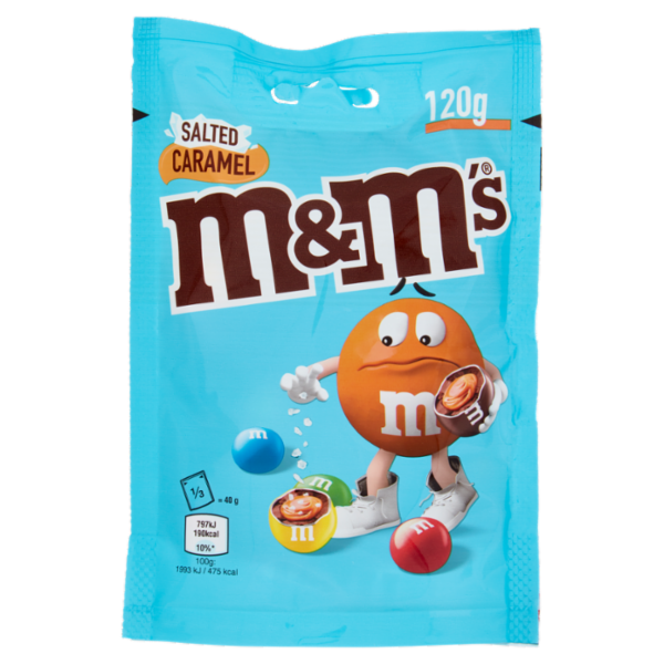 M&M's Confetti al Cioccolato con Caramello Salato 120 g
