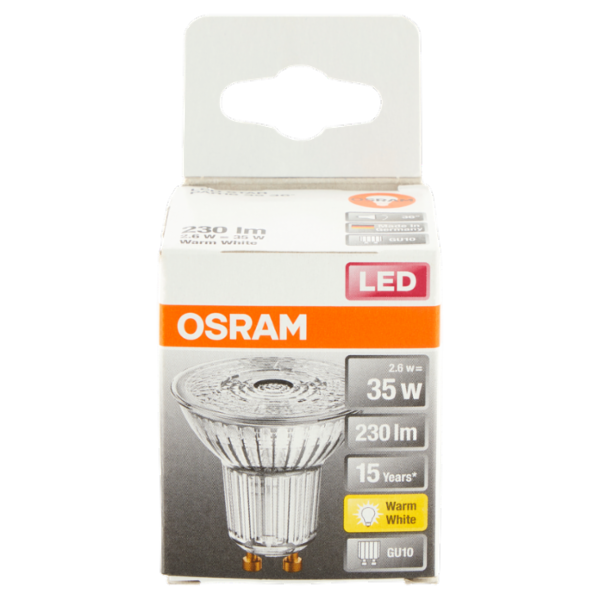 Osram Led Star PAR16 35 36° Warm White 2.6 W GU10