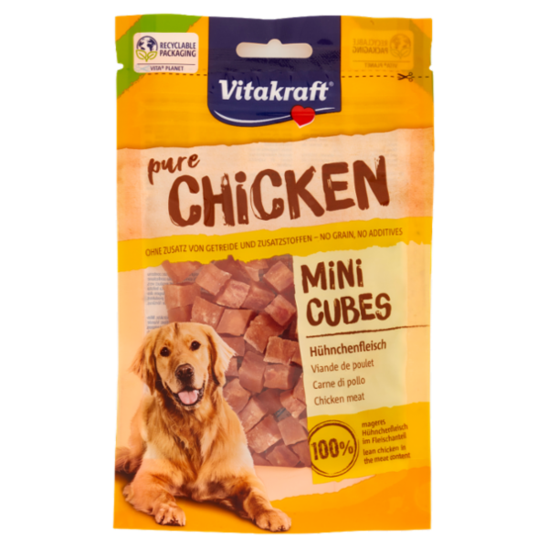 Vitakraft pure Chicken Mini Cubes 80 g