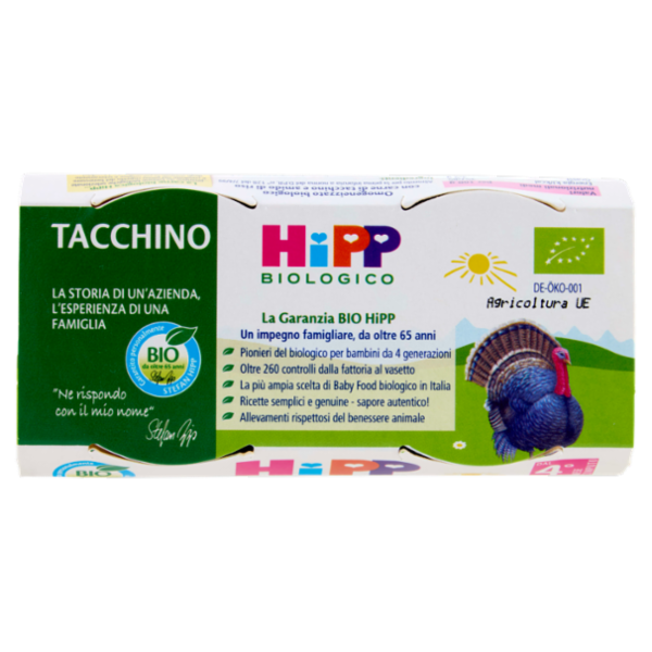 HiPP Biologico Tacchino 2 x 80 g