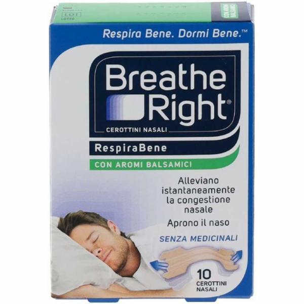 Breath Right Resprira Bene Cerotti Balsamici 10Pezzi