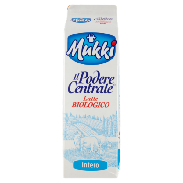 Mukki Il Podere Centrale Latte Biologico Intero 1 litro