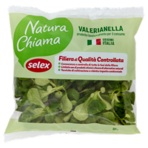 Selex Natura Chiama Valerianella Lavata e Pronta Per Il Consumo 80 g
