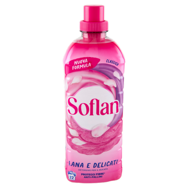 Soflan detersivo liquido Classico, per lana e delicati 900 ml