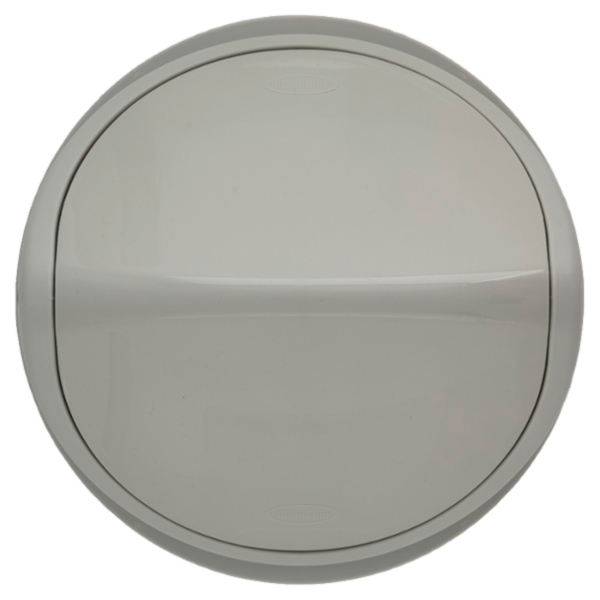 Selex Pattumiera Basculante Azzurra con Coperchio Grigio 25 L