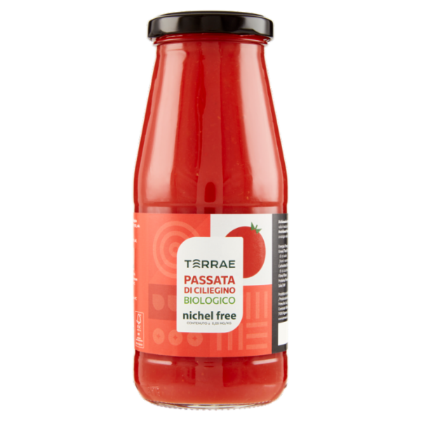 Terrae Passata di Ciliegino nichel free Biologica 420 g