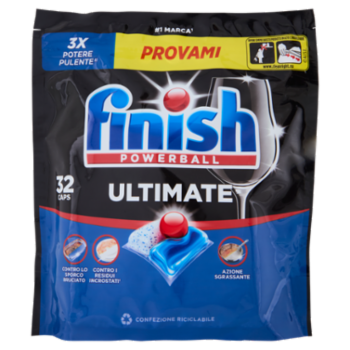 Finish Ultimate Regular Pastiglie Lavastoviglie 32 Lavaggi 412,8 g