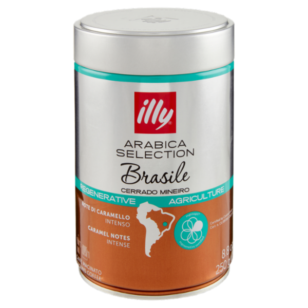 illy Arabica Selection Brasile Cerrado Mineiro Caffè Macinato 250 g
