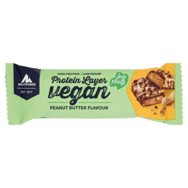 Multipower Protein Layer vegan Peanut Butter Flavour 55 g