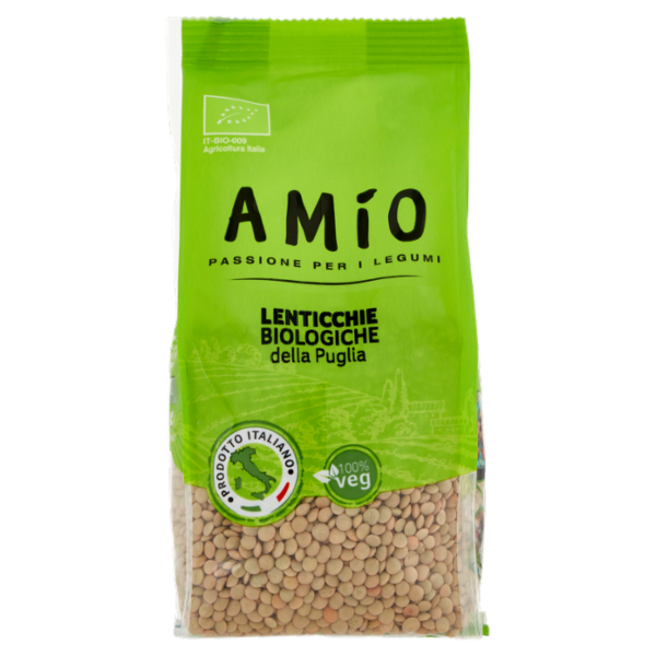 Amío Lenticchie Biologiche della Puglia 400 g