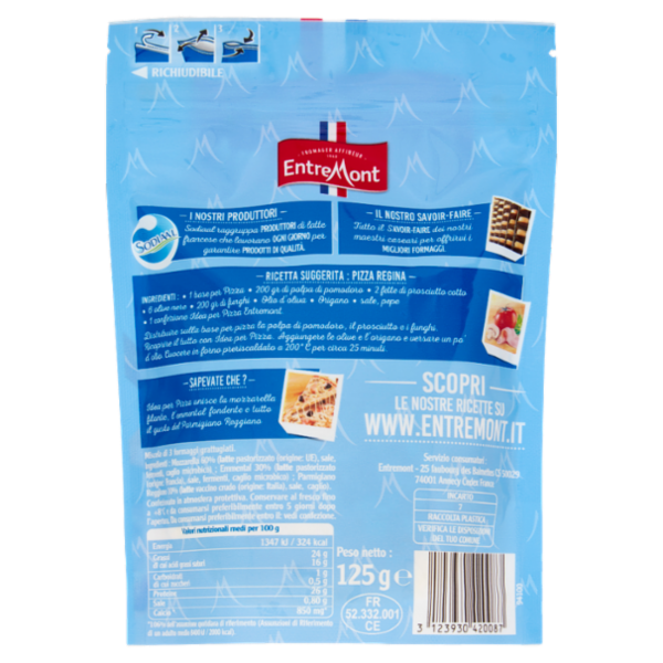 EntreMont Idea per Pizza 125 g