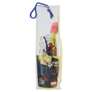 Mr. White Pochette Spazzolino Da Denti, Bicchiere, Dentifricio 75 Ml Spider-Man