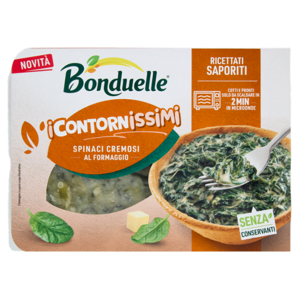 Bonduelle i Contornissimi Ricettati Saporiti Spinaci Cremosi al Formaggio 220 g