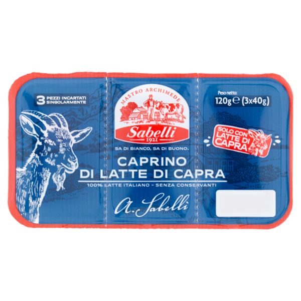 Sabelli Caprino di Latte di Capra 3 x 40 g