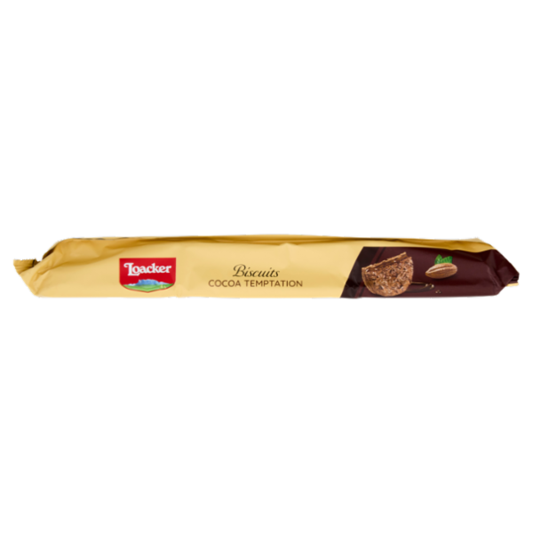 Loacker Biscuits Cocoa Temptation Biscotti meringati con crema al Cacao 80g