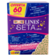 Lines Seta ultra Assorbenti Notte con Ali 60 pz