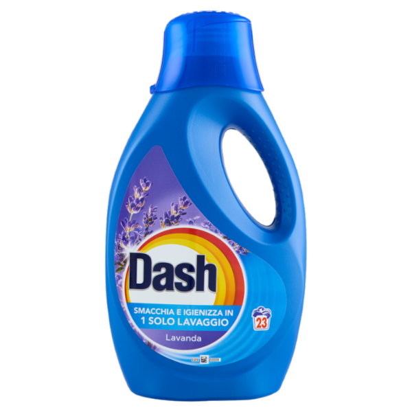 Dash Detersivo Liquido Lavatrice, Lavanda, 23 Lavaggi 1035 ml