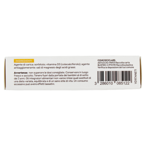 Laboratoires Vitarmonyl Vitamina D3 Sistema immunitario 90 Compresse 7,6 g