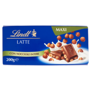 Lindt Gamme Bleue Tavoletta Cioccolato Alle Nocciole Cioccolato Al Latte 200 g