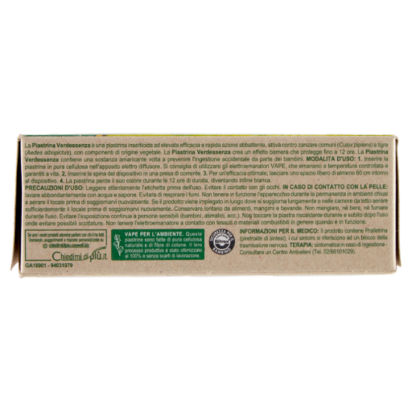 VAPE Piastrine Verdessenza 20 pz