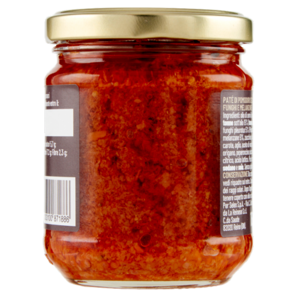 Selex Saper di Sapori Paté di Pomodori Secchi, Tonno, Funghi e Melanzane 180 g