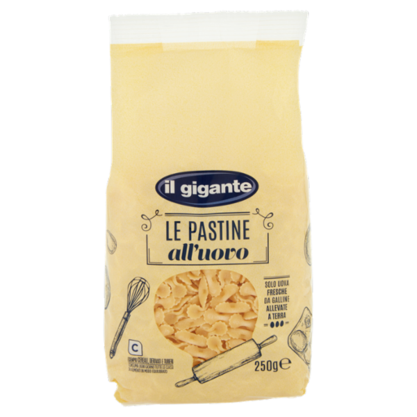 IL GIGANTE le Pastine all'uovo Farfalline N.15 250 g
