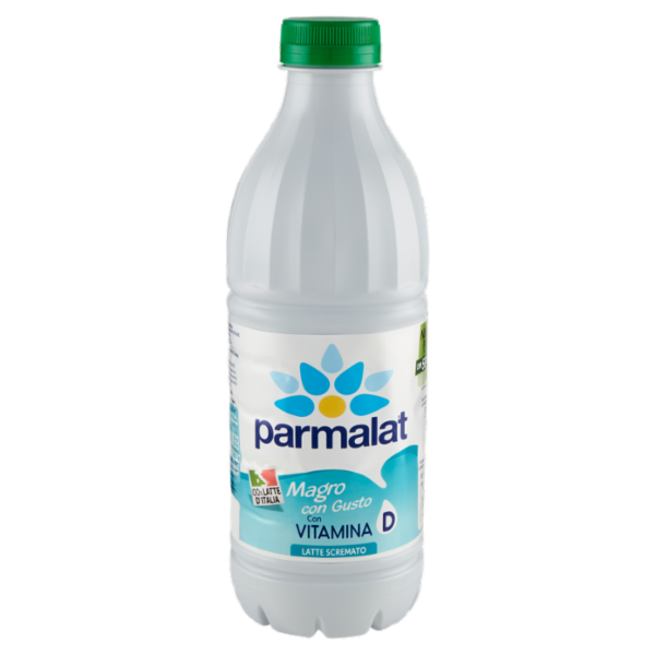 parmalat Magro con Gusto con Vitamina D Latte Scremato 100% Latte d'Italia 1000 ml