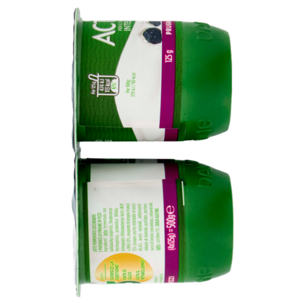 ACTIVIA Yogurt con Probiotico Bifidus, gusto Prugna, 4x125g
