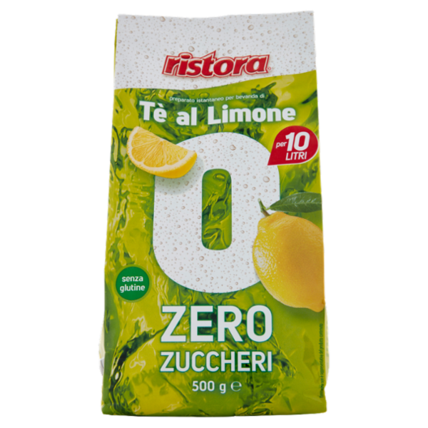 ristora preparato istantaneo per bevanda di Tè al Limone Zero Zuccheri 500 g