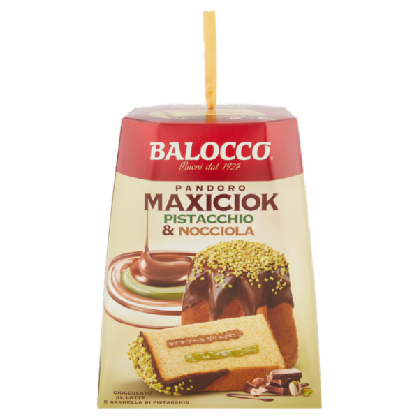Balocco Pandoro Maxiciok Pistacchio & Nocciola 800 g