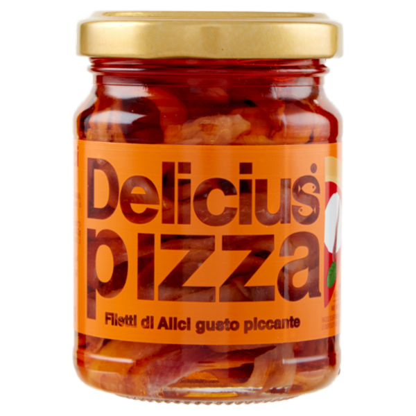 Delicius pizza Filetti di Alici gusto piccante 145 g