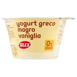 Selex Yogurt Greco Magro Vaniglia 170 g