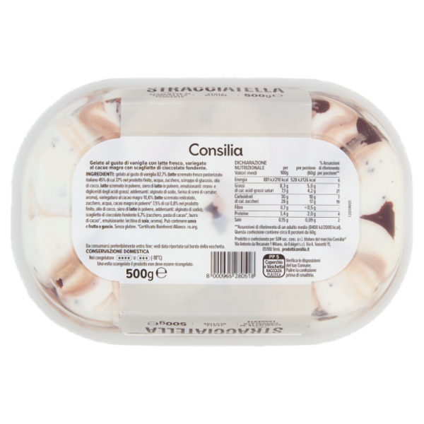 Consilia Gelato Stracciatella 500 g