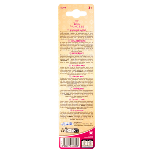 Mr. White Spazzolino da Denti Soft 3+ Disney Princess