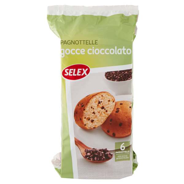 Selex Pagnottelle con Gocce di Cioccolato 6x40 g
