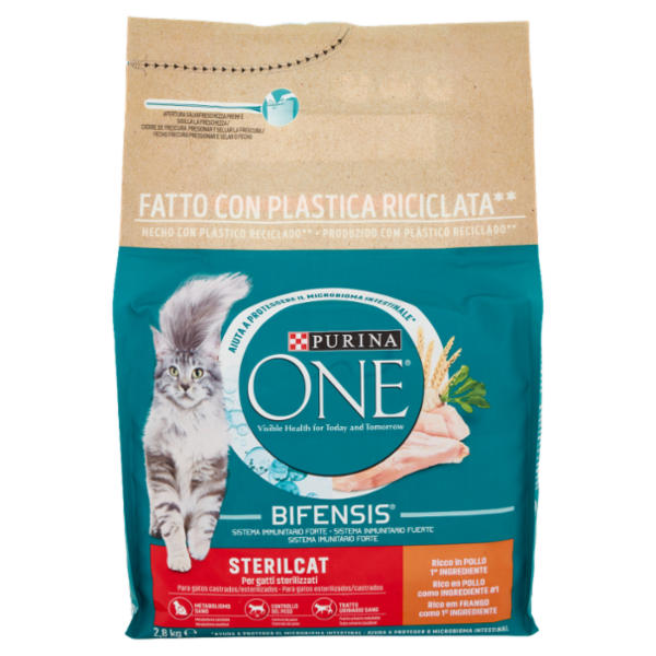 PURINA ONE Sterilcat Ricco in Pollo 2,8 kg