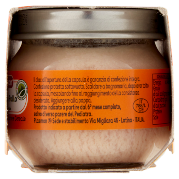 Plasmon Omogeneizzato Manzo e Pollo con cereale 2 x 80 g