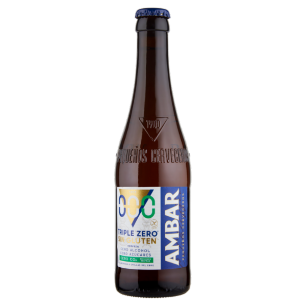Ambar Triple Zero Sin Gluten 33 cl