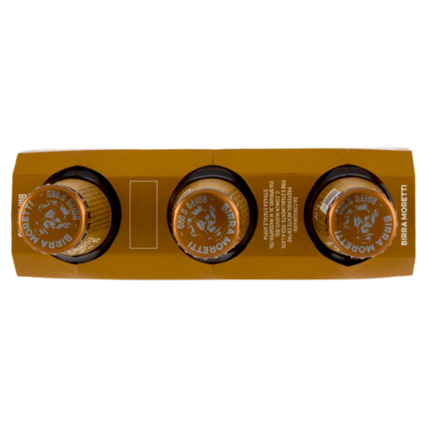 Birra Moretti Baffo d'Oro 3 x 33 cl