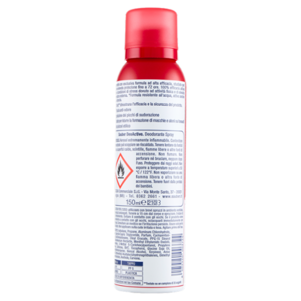Sauber DeoActive sport & stress Spray 150 ml