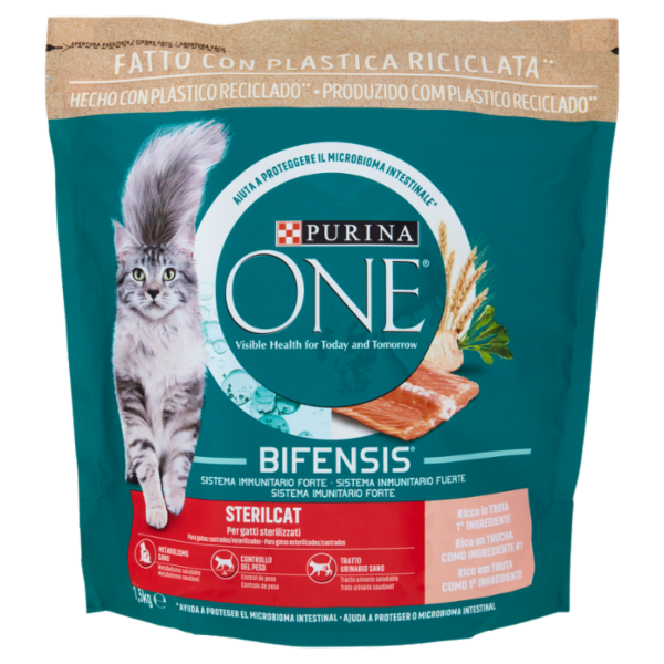 PURINA ONE Bifensis Sterilcat Trota e Frumento 1,5 kg