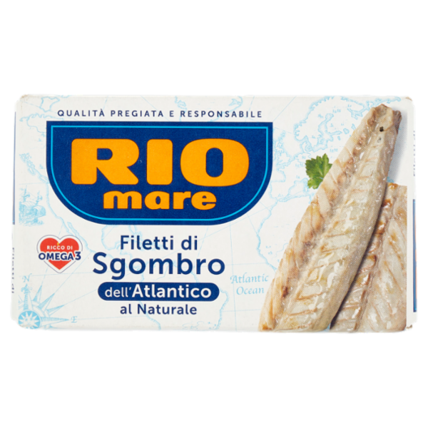 Rio mare Filetti di Sgombro dell'Atlantico al Naturale 125 g
