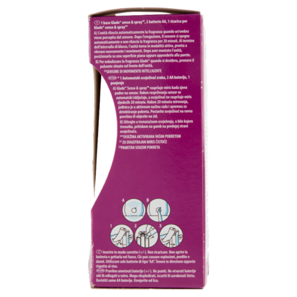 Glade Sense&Spray, Profumatore per Ambienti, Fragranza Relaxing Zen 18ml