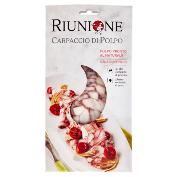 Riunione Carpaccio di Polpo 0,080 kg