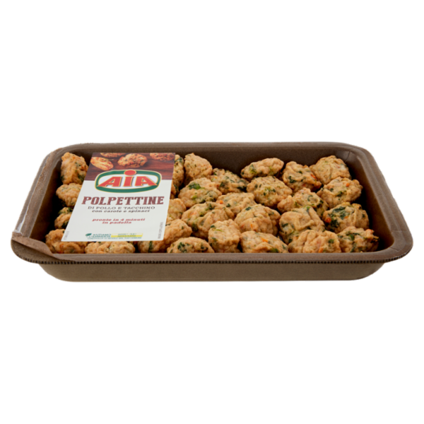 Aia Polpettine di Pollo e Tacchino con carote e spinaci 0,370 kg