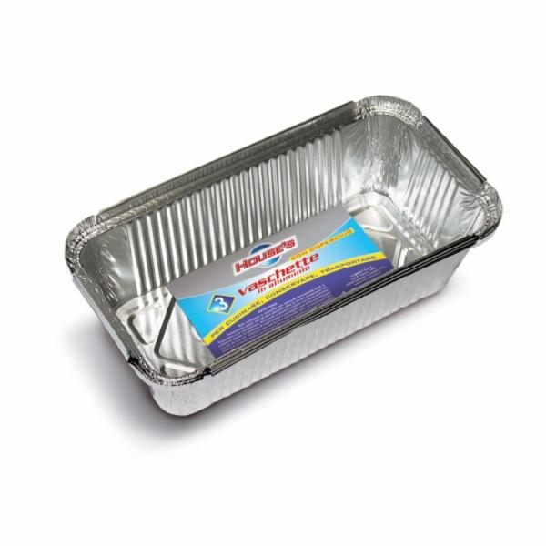 House's - Vaschette In Alluminio Plumcake 3 P.zi