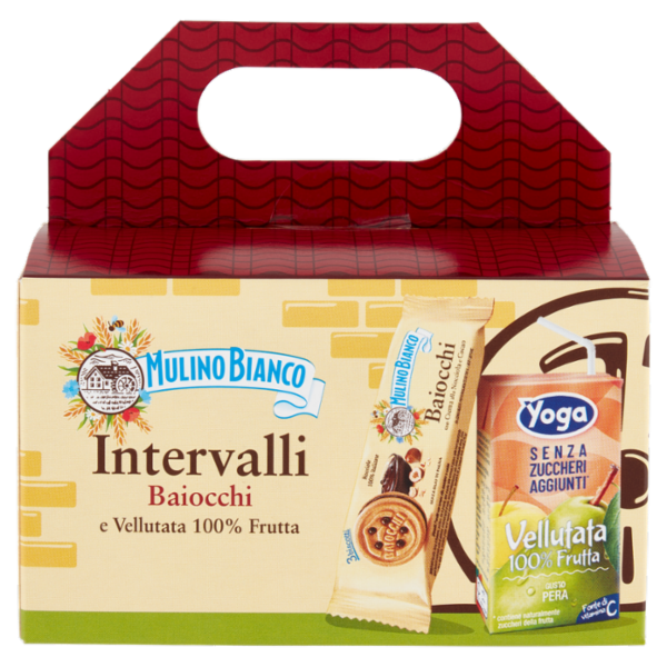 Mulino Bianco Intervalli - Kit Baiocchi e Vellutata Yoga 158g